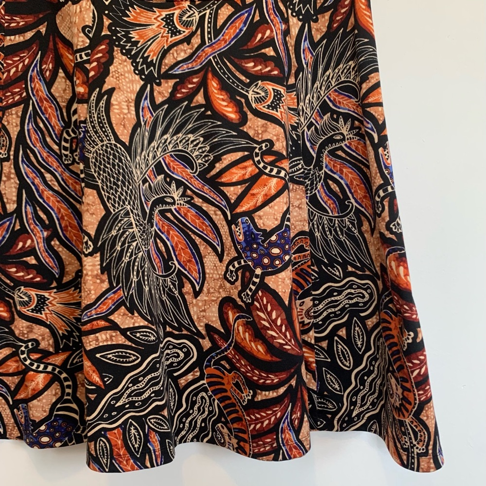H&M Tribal Jungle Cutout Summer Fit & Flare Dress - Picture 8 of 11
